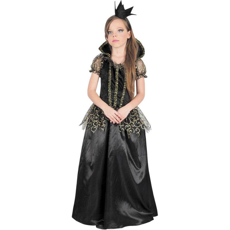 Disfraz de la Princesa Maléfica para niños de 7 a 9 años – Halloween