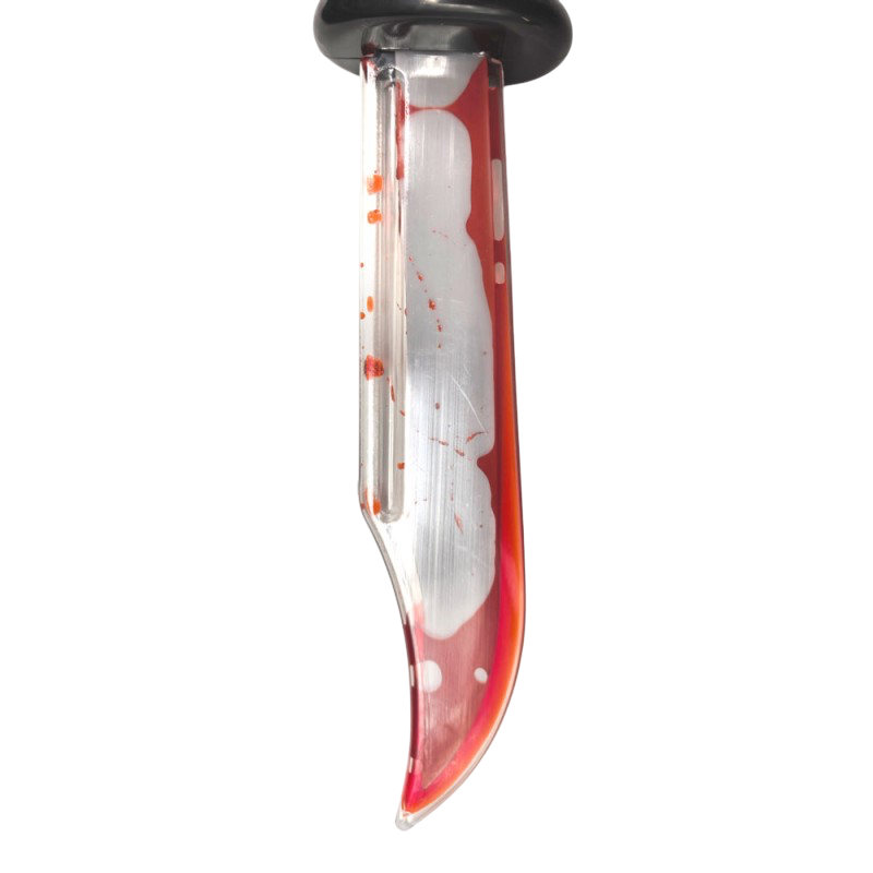 Cuchillo ensangrentado – Accesorio para disfraces de Halloween