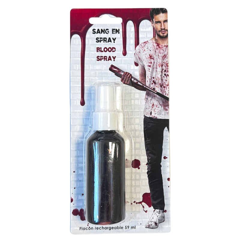 Spray de sangre falsa, 59 ml – Maquillaje de Halloween