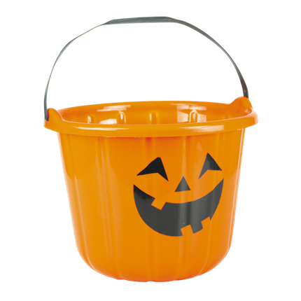 Cubo de calabaza XL – Cesta de caramelos de Halloween