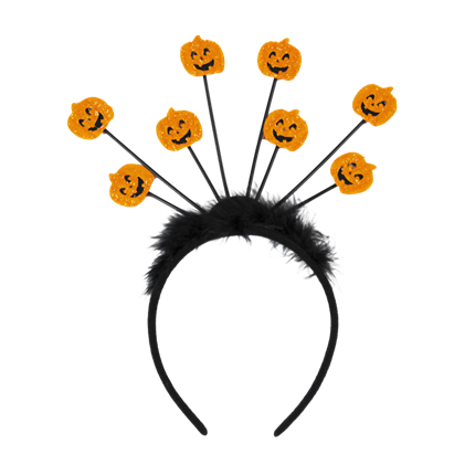Diadema con 8 calabazas – Accesorio de Halloween
