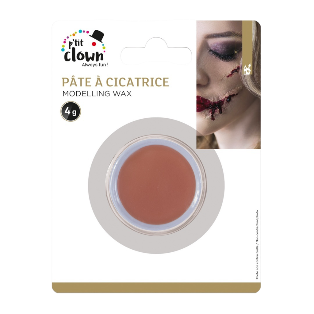 Pasta para cicatrices 4 g – Maquillaje de efectos especiales para Halloween