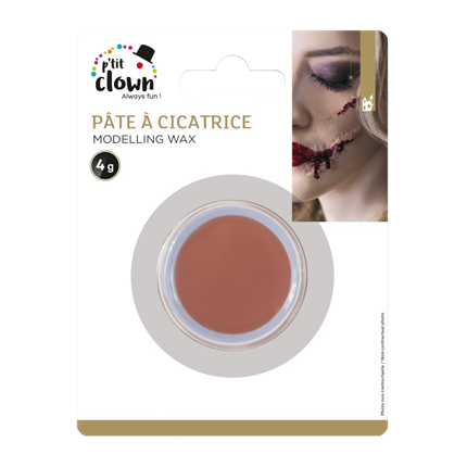 Pasta para cicatrices 4 g – Maquillaje de efectos especiales para Halloween