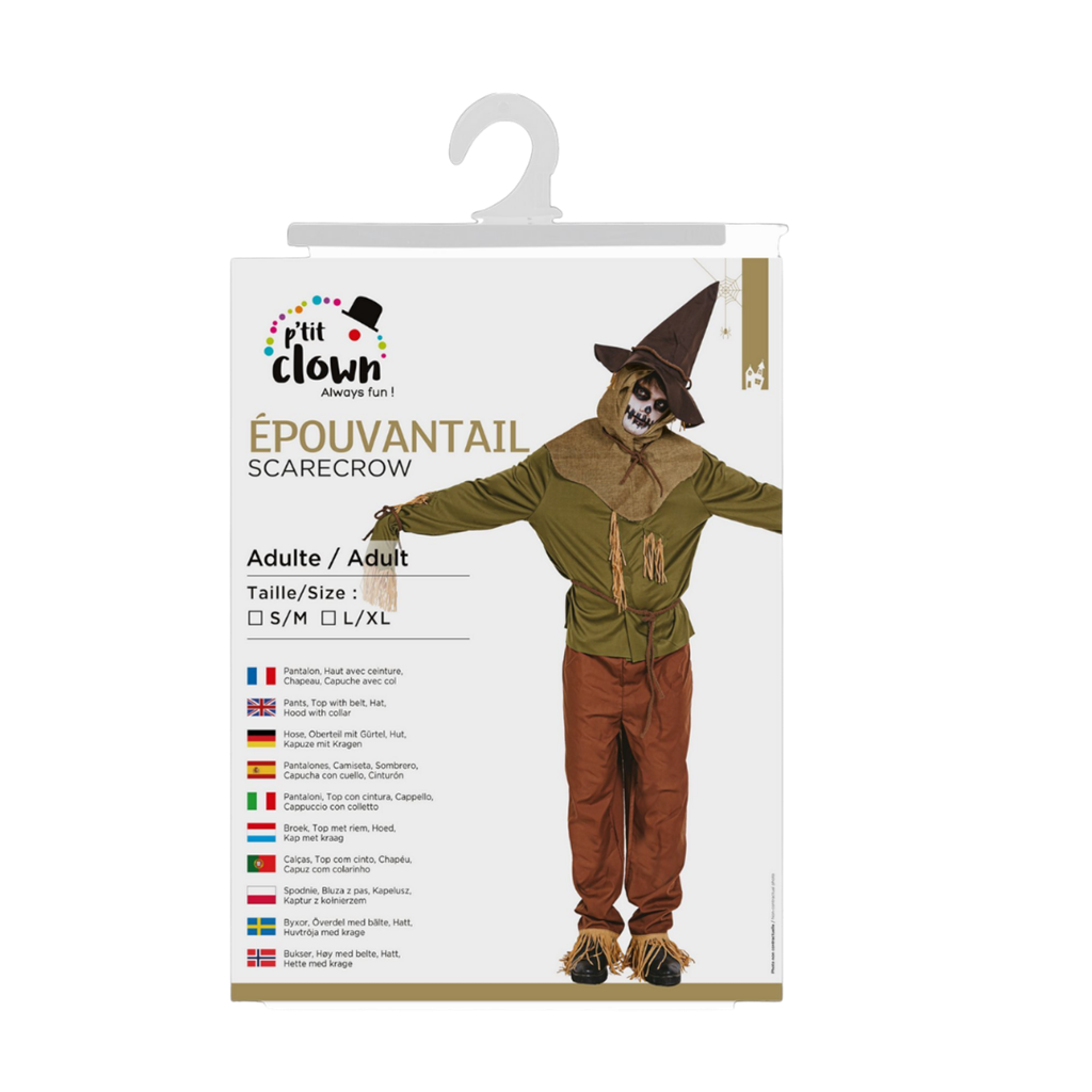 Disfraz de espantapájaros para adultos L/XL – Disfraz de Halloween