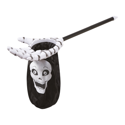Bolsa de caramelos con forma de mano de esqueleto, 59 cm – Halloween
