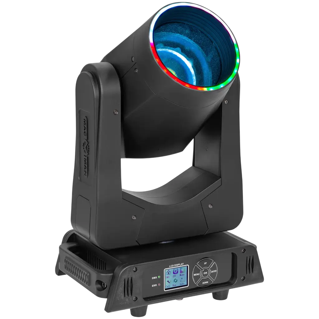 Pack de 2 focos LED Beam de 200 W con maleta de transporte – Mac Mah
