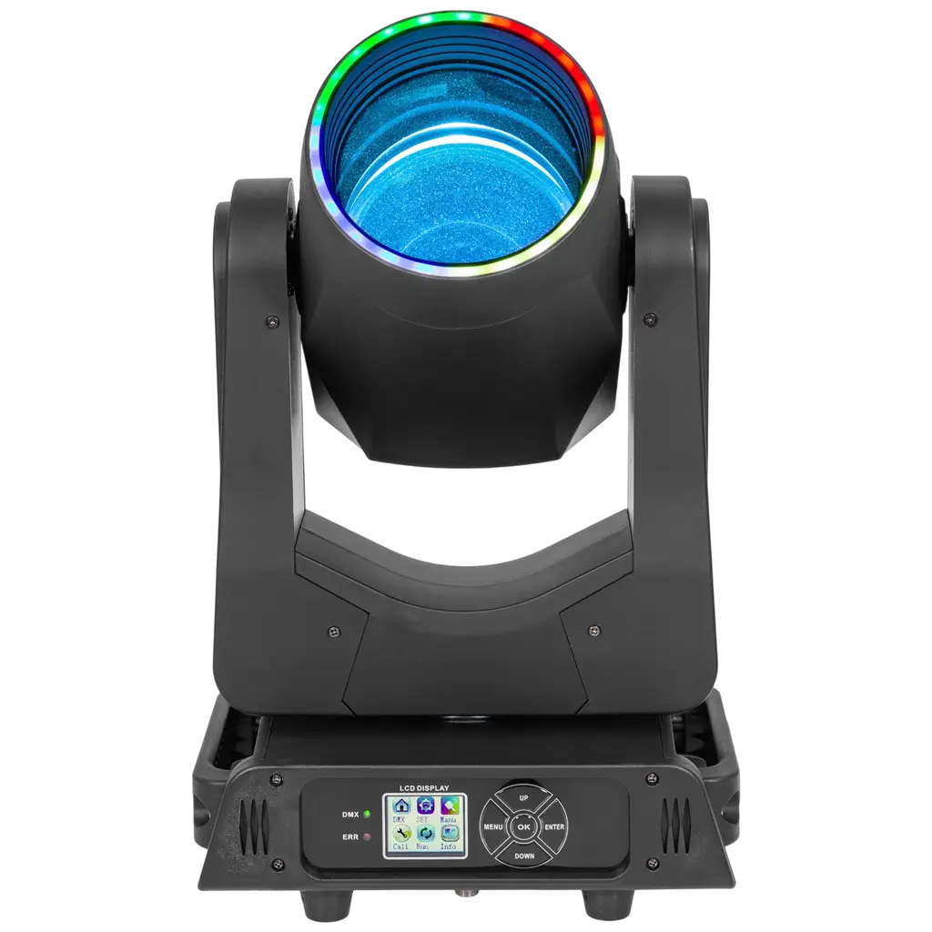 Pack de 2 focos LED Beam de 200 W con maleta de transporte – Mac Mah