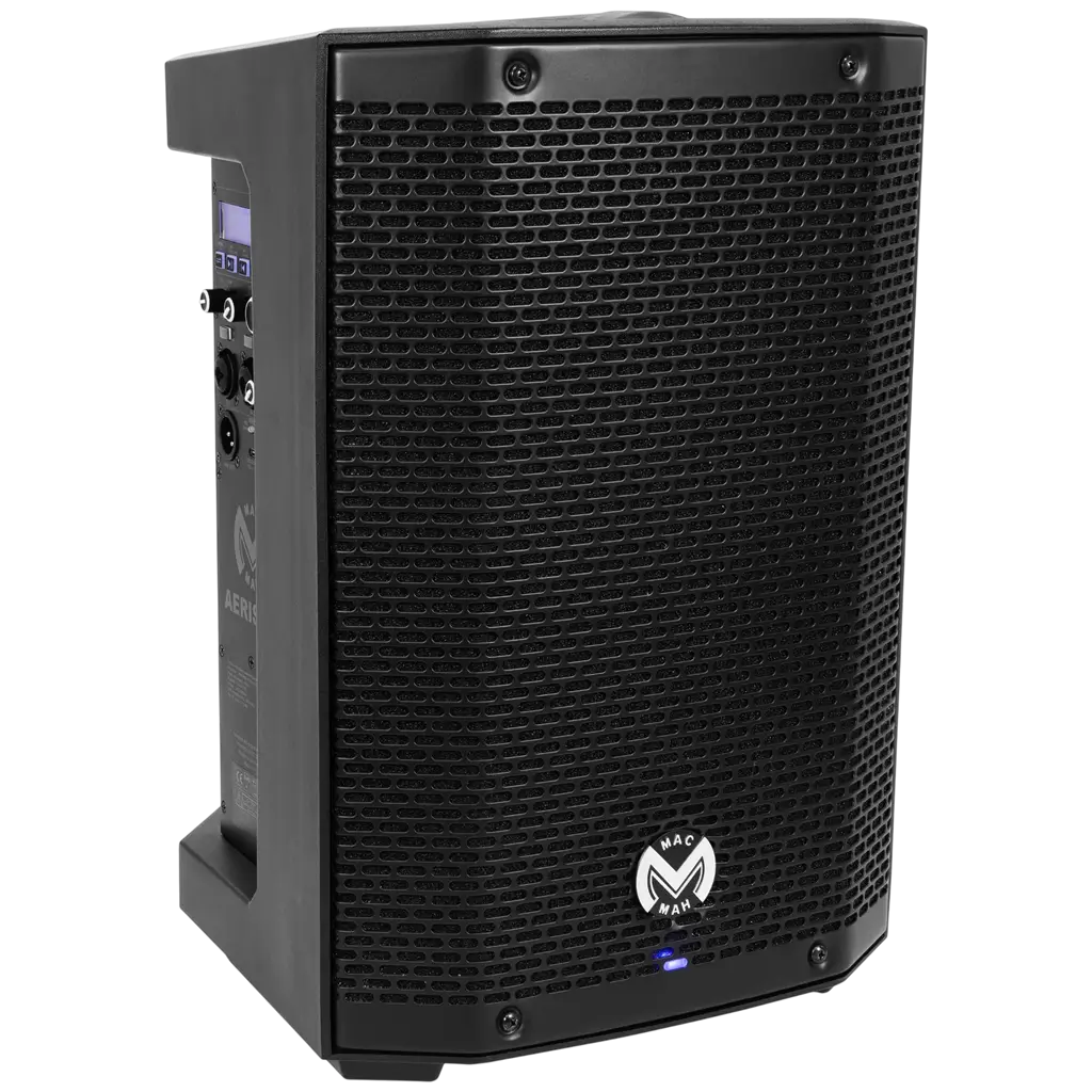 Altavoz portátil amplificado de 150 W RMS y 8", alimentado por batería, con micrófono UHF – Mac Mah