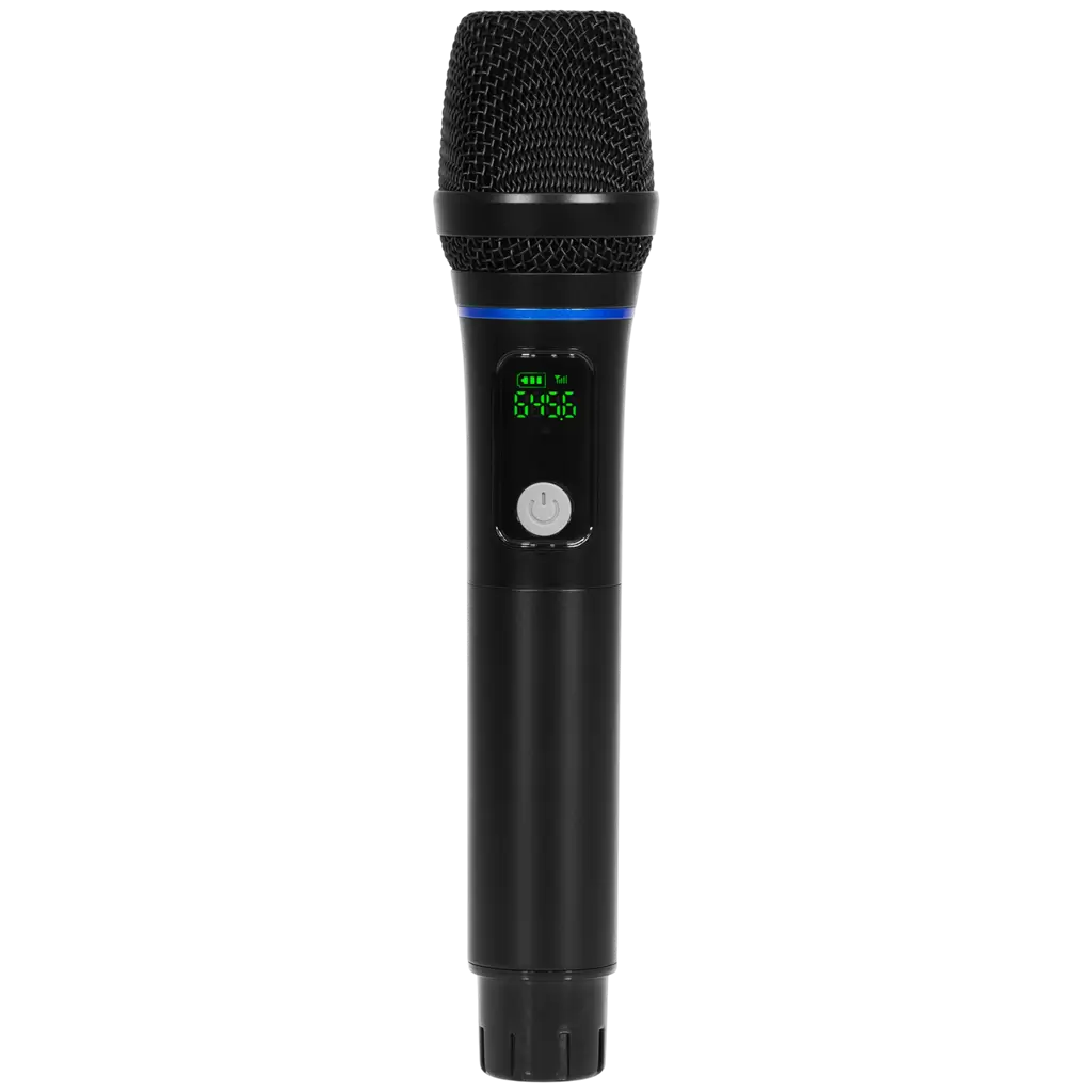 Altavoz portátil amplificado de 150 W RMS y 10", alimentado por batería, con micrófono UHF – Mac Mah