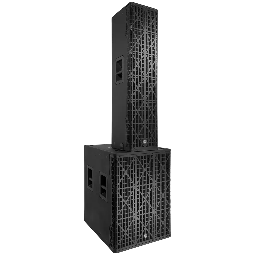 Sistema de columna activa de 3 vías y 1700 W RMS con subwoofer de 18" – Elokance