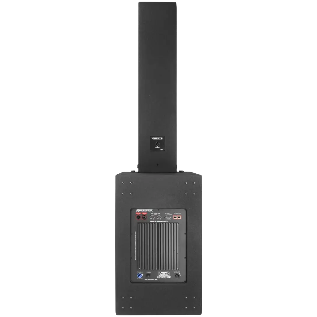 Sistema de columna activa de 3 vías y 1700 W RMS con subwoofer de 15" – Elokance