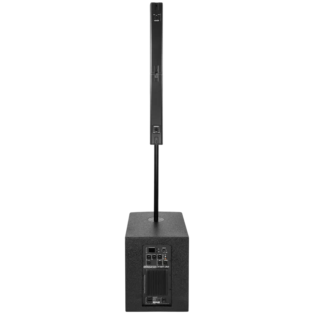 Sistema de columna activa de 2 vías y 800 W RMS con subwoofer de 12" – Elokance