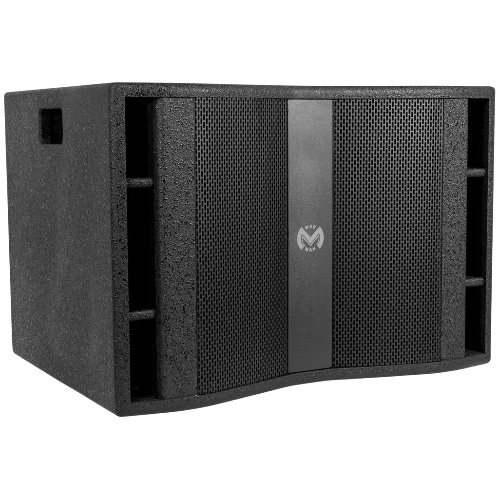 Sistema de sonido trifónico de 600 W RMS con subwoofer de 15" – Mac Mah