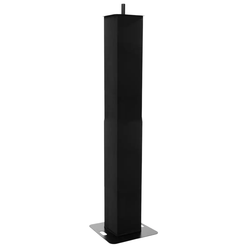 Pack de 2 totems extensibles de 106 a 195 cm con bandas elásticas negras y maletín de transporte – Plugger