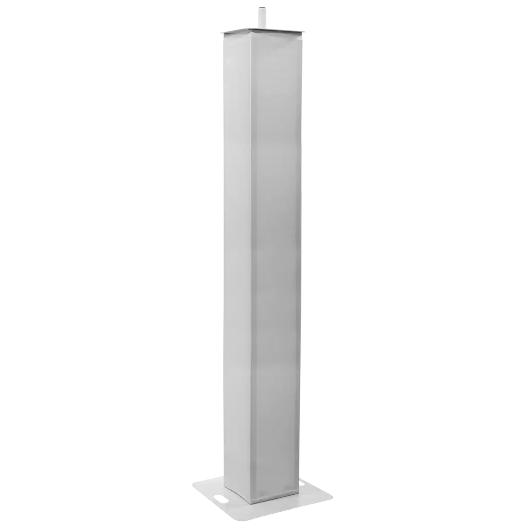 Pack de 2 totems extensibles de 106 a 195 cm con lycras blancas y maletín de transporte – Plugger