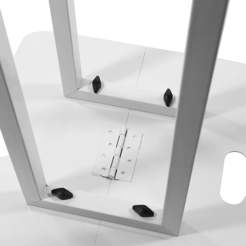 Pack de 2 totems extensibles de 106 a 195 cm con lycras blancas y maletín de transporte – Plugger
