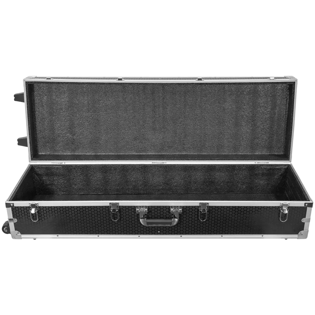 Pack de 2 totems extensibles de 106 a 195 cm con lycras blancas y maletín de transporte – Plugger