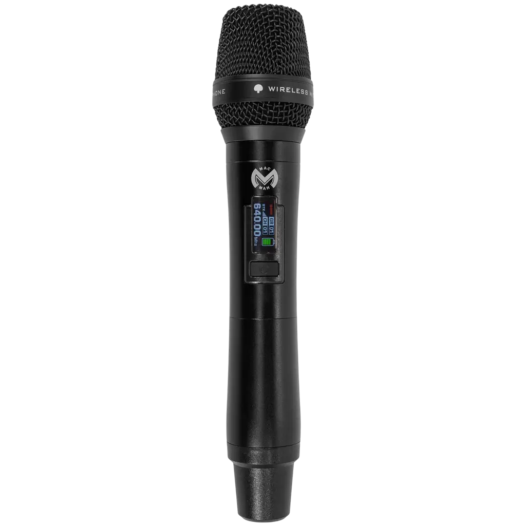Micrófono inalámbrico UHF cardioide True Diversity con receptor – Mac Mah