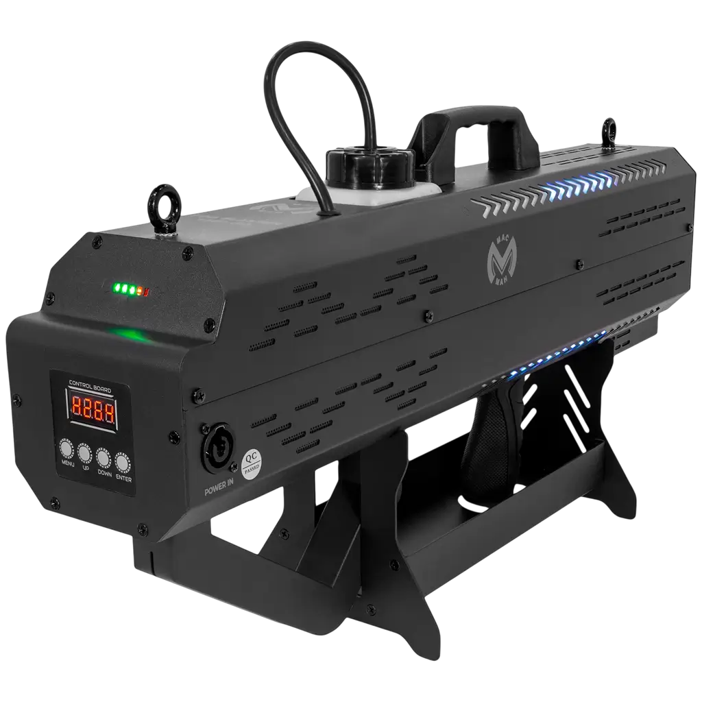 Cañón de humo portátil de 1500 W a batería con LED RGB – Mac Mah