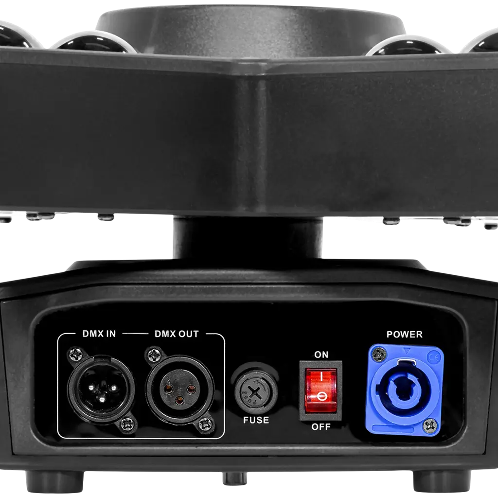 Juego de luces LED 3 en 1: haz, B-Eye y estroboscopio – BoomToneDJ