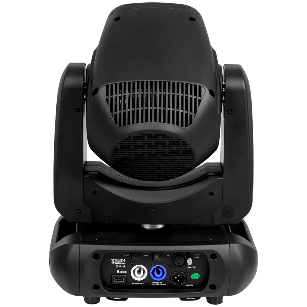 Foco LED de 200 W de alta luminosidad con gobos y enfoque motorizado – Evolite