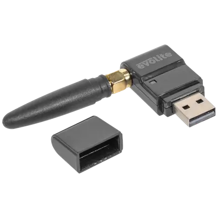 Dongle DMX inalámbrico USB, transmisor/receptor de 2,4 GHz – Evolite